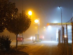 Τρίκαλα: Τοπίο στην ομίχλη τις πρωινές και βραδινές ώρες 